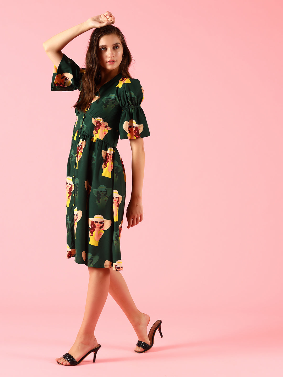 QUIRKY PRINT DRESS