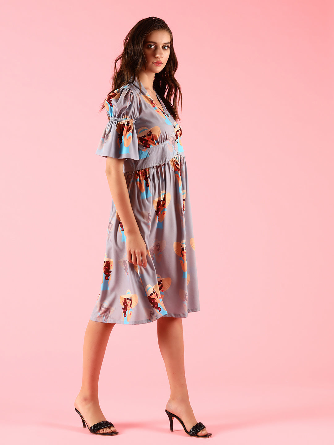 QUIRKY PRINT DRESS