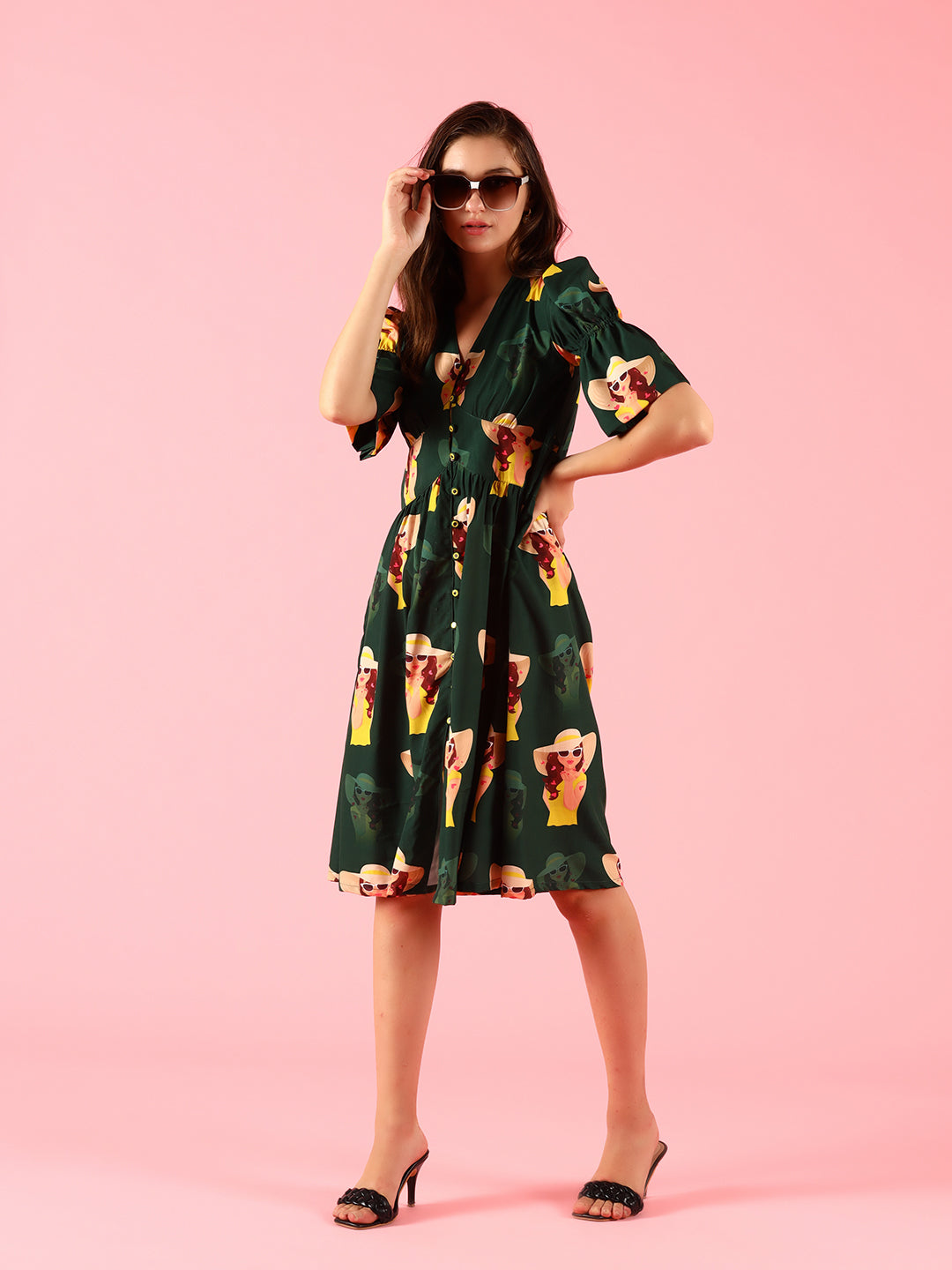 QUIRKY PRINT DRESS