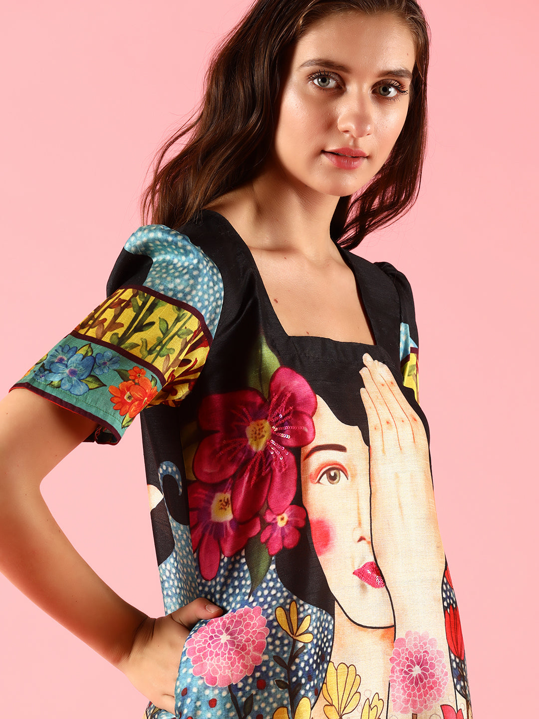 QUIRKY PRINT DRESS