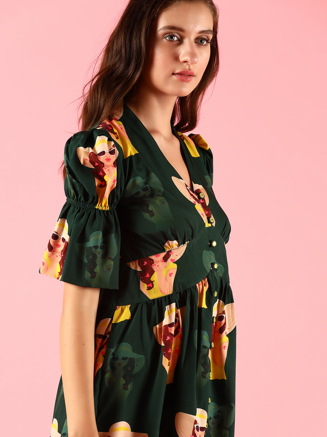 QUIRKY PRINT DRESS