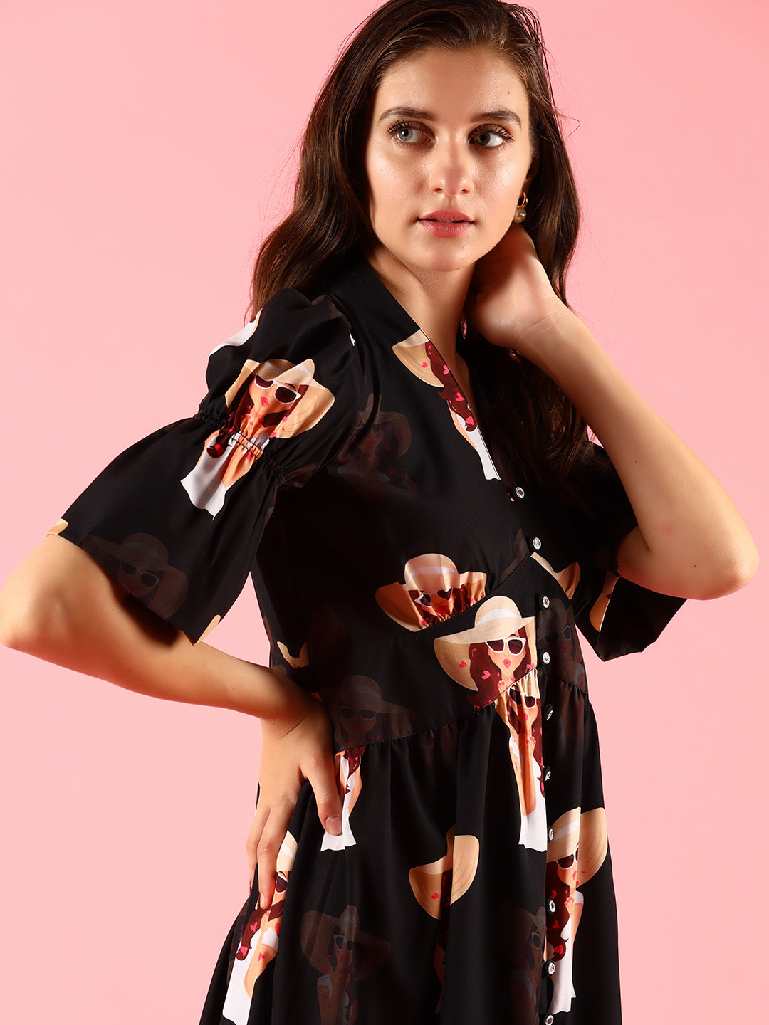 QUIRKY PRINT DRESS