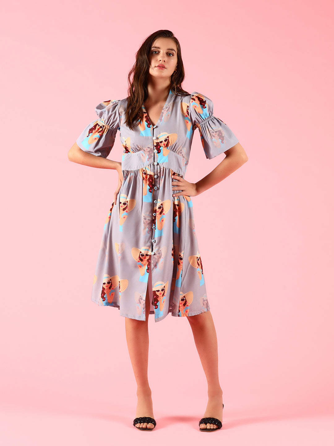 QUIRKY PRINT DRESS
