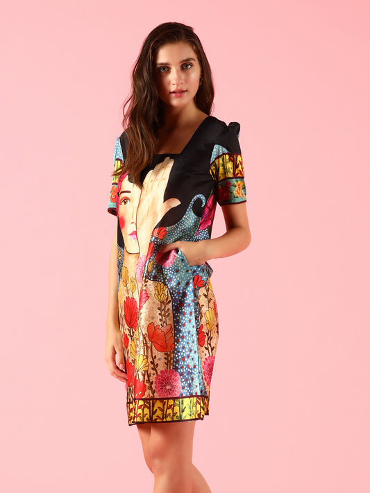 QUIRKY PRINT DRESS