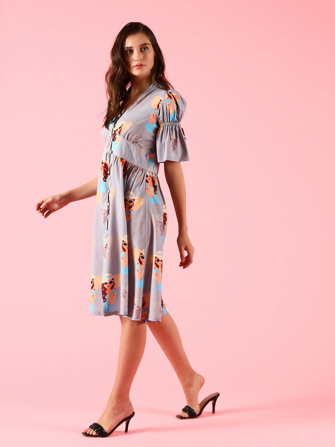 QUIRKY PRINT DRESS