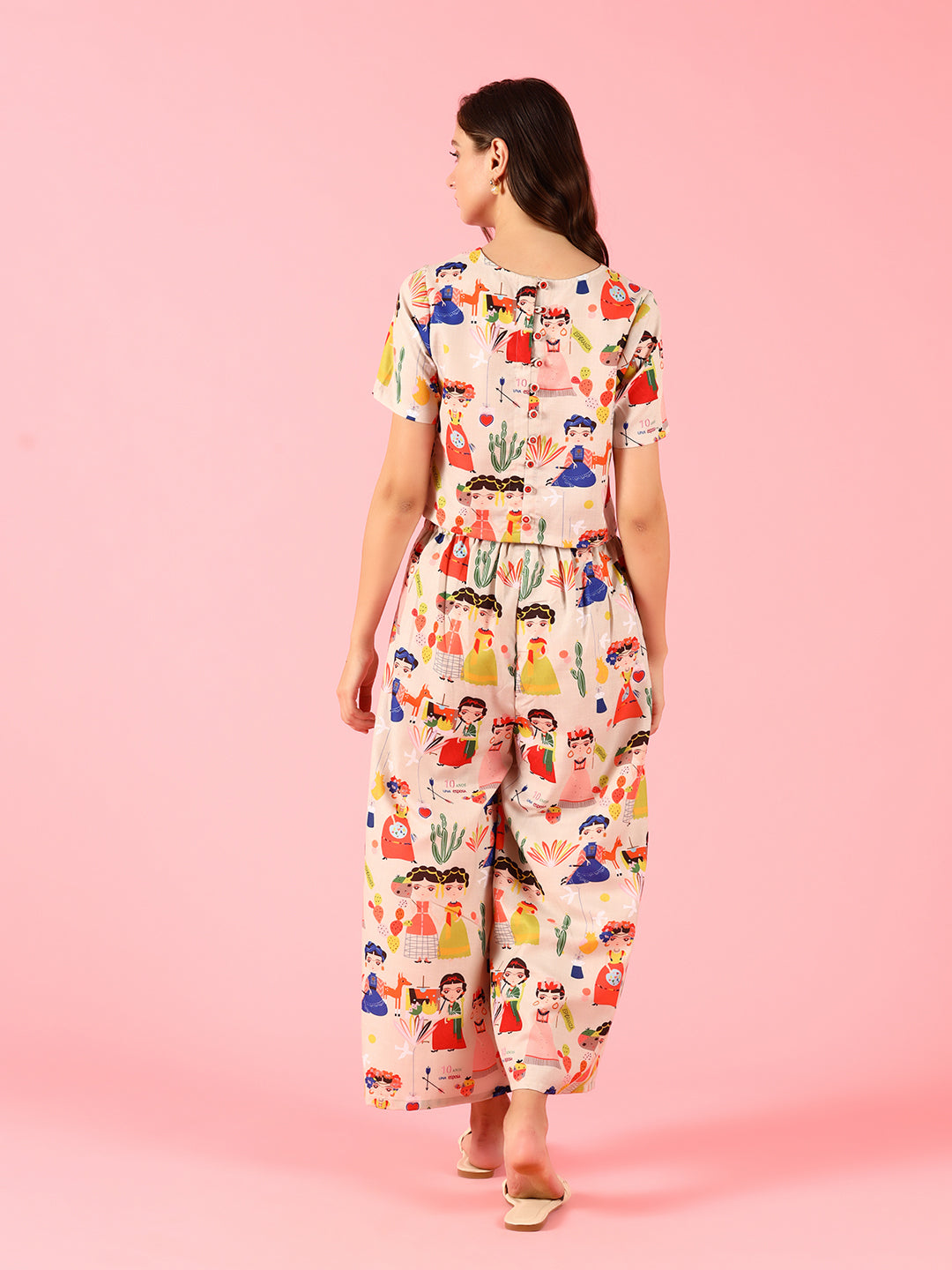 Quirky Print  Cotton Cord Set - Set of 2