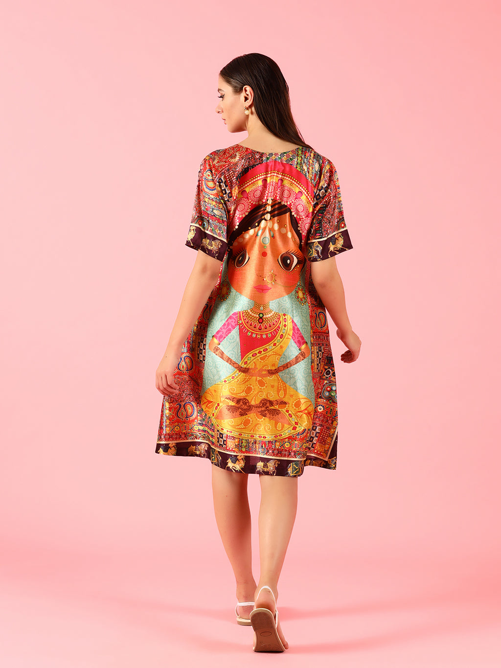 QUIRKY PRINTED DRESS