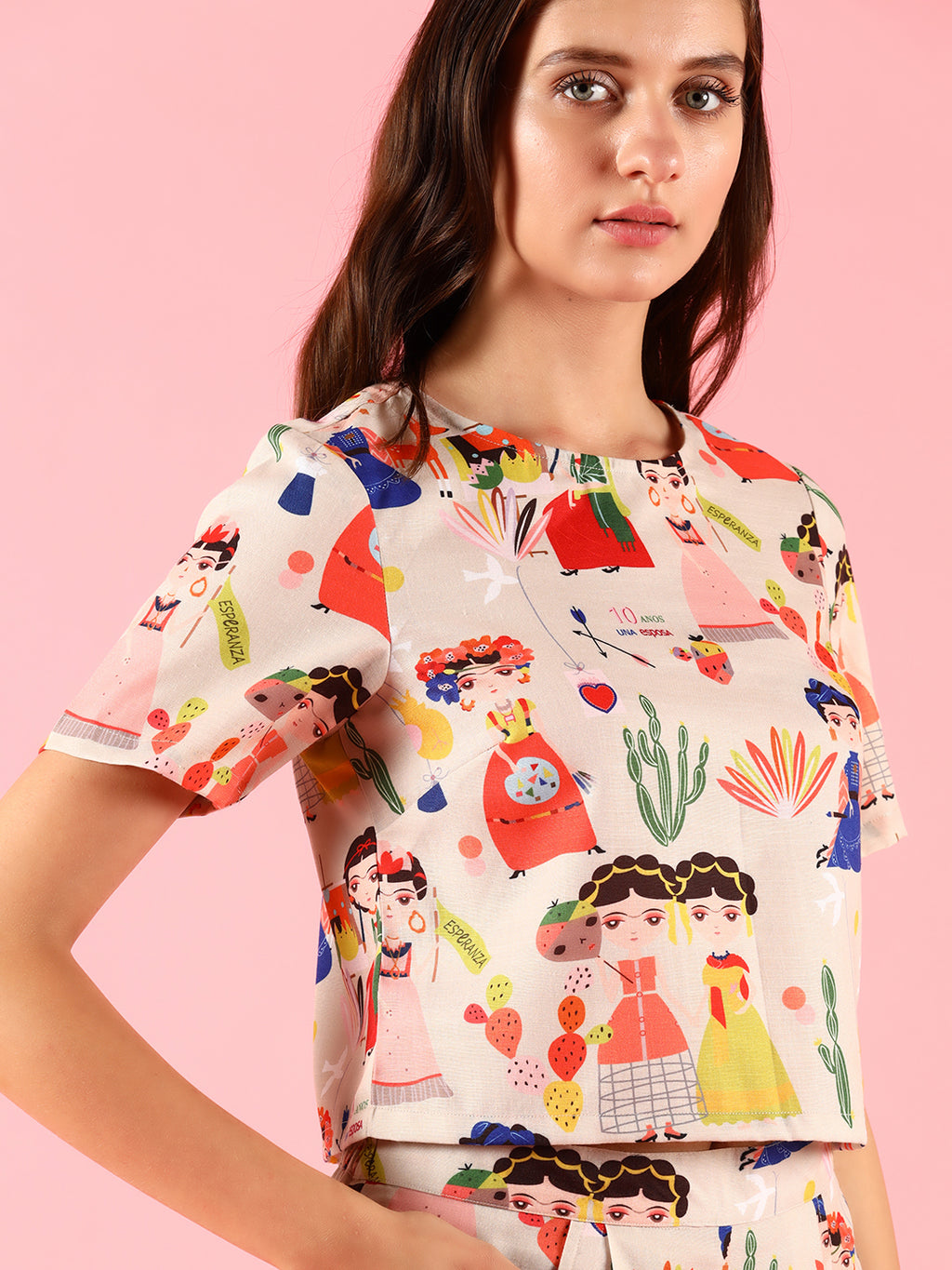 Quirky Print  Cotton Cord Set - Set of 2