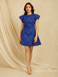 Royal Blue Cotton Dress